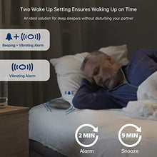 Load image into Gallery viewer, DreamSky Vibrating Alarm Clock for Heavy Sleepers Adults Under Pillow, Black_1857