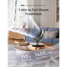 Load image into Gallery viewer, DREO 16 Inch 20dB Quiet Smart Fans for Bedroom, DC Room Fan with Remote, 120+120 Oscillating Fan, 6 Modes, 9 Speeds, 12H Timer,Works Alexa/Google/WiFi/Voice Control, Silver, Oversize (DR-HAF004S)_2915