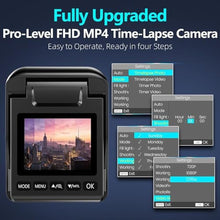 Load image into Gallery viewer, Dsoon Time Lapse Camera,1296P FHD MP4 Video&48MP, Outdoor IP66 Waterproof Timelapse Camera,Captures Plant Growth,Records Garden & Construction,Tracks Weather,6-Month Battery Life,Includes 32GB TF Card, MatteBlack_180