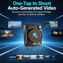 Load image into Gallery viewer, Dsoon Time Lapse Camera WiFi, 4K Outdoor Timelapse Camera with App, Solar Ready, IP66 Waterproof, 110 Wide Angle, Long Battery Life, 32GB Card, for Construction, Building & Renovation Monitoring, Black_260