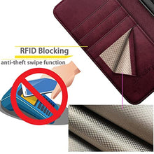 Load image into Gallery viewer, DuckSky for Samsung Galaxy S24 Ultra Genuine Leather Wallet case RFID Blocking4 Credit Card HolderReal Leather Flip Folio Book Phone case Protective Cover Women Men for S24Ultra case Wine Red, WineRed_7387
