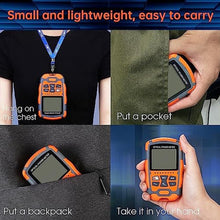 Load image into Gallery viewer, Duogalia Fiber Optic Tester (M70-30, OPM & VFL) with FC-LC Adapter, Orange_2857