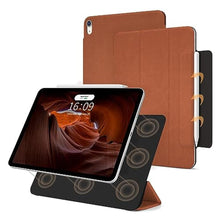 Load image into Gallery viewer, Dwopar Magnetic for iPad Air 11 inch M4/M3/M2 2026/2025/2024 Case, Slim Smart Folio for Air 5th/4th Gen. 10.9 Inch 2022/2020, Trifold Stand Case for iPad Air 8/7/6, Auto Sleep/Wake(Vegan Leather), VeganLeather_1