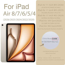 Load image into Gallery viewer, Dwopar Magnetic for iPad Air 11 inch M4/M3/M2 2026/2025/2024 Case, Slim Smart Folio for Air 5th/4th Gen. 10.9 Inch 2022/2020, Trifold Stand Case for iPad Air 8/7/6, Auto Sleep/Wake(Vegan Leather), VeganLeather_7549