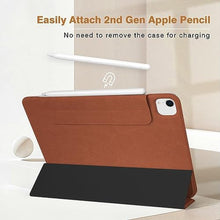 Load image into Gallery viewer, Dwopar Magnetic for iPad Air 11 inch M4/M3/M2 2026/2025/2024 Case, Slim Smart Folio for Air 5th/4th Gen. 10.9 Inch 2022/2020, Trifold Stand Case for iPad Air 8/7/6, Auto Sleep/Wake(Vegan Leather), VeganLeather_7552