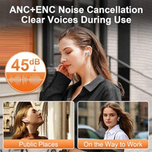 Load image into Gallery viewer, Ear bud Bluetooth 5.3 Wireless Earbuds ear phone with mic Noise Cancelling Waterproof Earphones blue tooth Headphones for iPhone Android ear phones 60H Playtime &Charging Case, Hi-Fi Stereo Bass, White_180