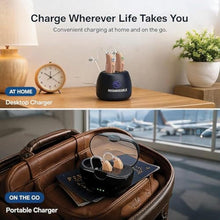 Load image into Gallery viewer, EarCentric EasyCharge Rechargeable Hearing Aids (Pair) for Seniors, Behind-The-Ear BTE Ear Aid PSAP digital Personal sound amplification products devices with Noise Cancellation (Beige)_1458