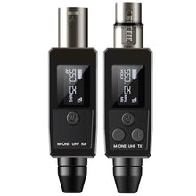 Load image into Gallery viewer, EBJ Wireless Microphone System UHF wireless XLR transmitter and receiver for dynamic/capacitive microphones, 48V Phantom power supply, electric guitar/bass, audio mixer, PA system (One drag one), Onedragone_1