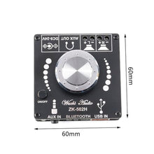 Load image into Gallery viewer, EC Buying ZK-502H HiFi 50W+50W Bluetooth-Compatible Amplifier Board TPA3116D2 2.0 Stereo Digital Power Amplifier Audio Amplifier Module AMP TPA3116 AUX USB_80