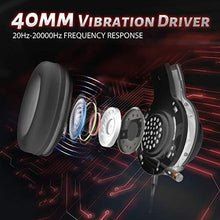 Load image into Gallery viewer, Edifier G4 SE Gaming Headset for PS4, PC, Xbox One Controller,Noise Cancelling Over Ear Headphones with Mic,Stereo Bass Surround, Soft Memory Earmuffs Compatible with Laptop Mac Black, Red_2861