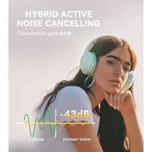 Load image into Gallery viewer, Edifier W820NB Plus Hybrid Active Noise Cancelling Headphones - LDAC Codec - Hi-Res Audio Wireless & Wired - Fast Charge - 49H Playtime - Over Ear Bluetooth V5.2 Headphones- Green_2055