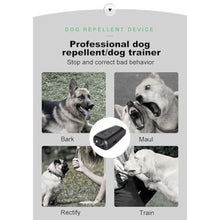 Load image into Gallery viewer, EFYUE Dog Bark Deterrent Device Mini Ultrasonic Dog Repellent, Portable Dog Training Device, Anti-Barking Device, Dog Repellent and Dog Prevention Device, Rechargeable Dog Bark Deterrent Devices, black_1889