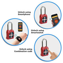 Load image into Gallery viewer, eGeeTouch Smart Mini Padlock (Red) - Single_502