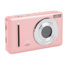 Load image into Gallery viewer, EIMSOAH 4K Digital Camera, 64MP 2.4inch Screen Camera, 18x Digital Zoom Portable Rechargeable Compact Travel Video Camera for Beginner (Roseate)_1