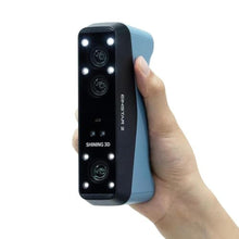 Load image into Gallery viewer, EINSTAR 2 Wireless 3D Scanner, 17 Parallel Lines Blue Laser and VCSEL Infared Light Support 3D Scanning Small to Large Objects, Up to 90 FPS High Speed Scanning, Support 3mm, 6mm, 12mm Markers._1