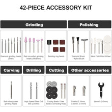 Load image into Gallery viewer, Electric Engraving Pen, USB Rechargable Engraving Pen with 42 Bits, Cordless Etching Engraving Tool, 5-Speed (10000-28000 RPM) Portable DIY Rotary Engraver for Sanding Polishing Drilling DIY Crafts, Black_5197