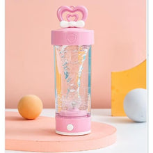 Load image into Gallery viewer, Electric Shaker Bottle, Shaker Bottles for Protein Shakes Mixes, Automatic Coffee Stirring Cup, Portable Mixer Cups and Blender Bottles Battery Powerful Mixer Cup 15 oz,Food grade material (Pink), Pinkwithheartshape_1