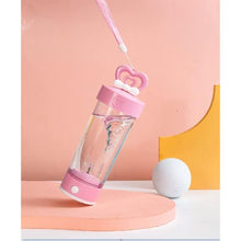 Load image into Gallery viewer, Electric Shaker Bottle, Shaker Bottles for Protein Shakes Mixes, Automatic Coffee Stirring Cup, Portable Mixer Cups and Blender Bottles Battery Powerful Mixer Cup 15 oz,Food grade material (Pink), Pinkwithheartshape_1078
