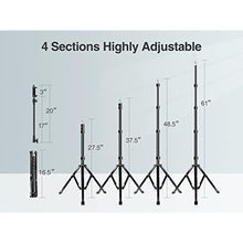 Load image into Gallery viewer, Elitehood 81" Tall Flexible Tripod Stand for iPhone with 17in Adjustable Gooseneck with Remote Compatible with iPhone 13 Pro Max / 13 Pro / 12 Pro Max, Android Phone_1504