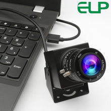Load image into Gallery viewer, ELP 48MP USB Camera - Manual Zoom Webcam for Computer & Laser Engraver - 3.6-10mm 3X Zoom - UVC USB2.0 Close-up Camera for PC & Jetson Nano, RaspberryPi, Black_185