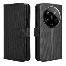 Load image into Gallery viewer, Elubugod Compatible with Xiaomi 14 Ultra Leather Case Cover,PU Leather flip Cover Compatible with Xiaomi 14 Ultra 5G 24031PN0DC Case Cover Black_8303