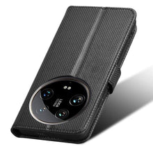Load image into Gallery viewer, Elubugod Compatible with Xiaomi 14 Ultra Leather Case Cover,PU Leather flip Cover Compatible with Xiaomi 14 Ultra 5G 24031PN0DC Case Cover Black_8305
