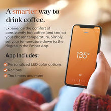 Load image into Gallery viewer, Ember Temperature Control Smart Mug 2, 10 Oz, App-Controlled Heated Coffee Mug with 80 Min Battery Life and Improved Design, Copper_630