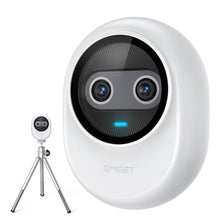 Load image into Gallery viewer, EMEET Piko 4K Webcam for Streaming, World's 1st Dual-Camera AI-Powered 4K Webcam w/AI Autofocus, 3 Mics Array&3 Sound Modes, Tripod, Video Camera Great for Streaming, Desk Setup and Creative Gifts, White_1