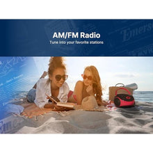 Load image into Gallery viewer, Emerson EPB-3000 Portable CD Player with AM/FM Radio, Programmable Memory, Dual Stereo Speakers, 3.5mm AUX Input, and Two-Way Power for Home or On-The-Go Entertainment Ideal for Music Lovers, Black_8250