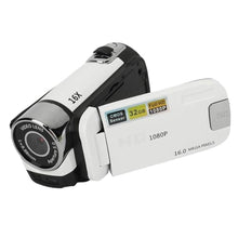 Load image into Gallery viewer, Enlybee D90 1080P 16MP Digital Camera with 2.4 Inch Rotatable Screen, 16X Zoom HD Video Recorder, Fill Light for Photography, Supports 32GB Memory Card, USB Connection, Multiple Functions (White)_1999
