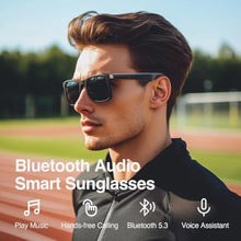 Load image into Gallery viewer, Enzemit Bluetooth Audio Smart Sunglasses, Blue Light Glasses for Women Men, Open Ear Music, UV400 Polarized Lens,No Leaking Voice, Touch Control_92