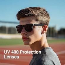 Load image into Gallery viewer, Enzemit Bluetooth Audio Smart Sunglasses, Blue Light Glasses for Women Men, Open Ear Music, UV400 Polarized Lens,No Leaking Voice, Touch Control_93