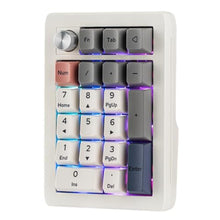 Load image into Gallery viewer, EPOMAKER EK21 VIA Gasket Number Pad w/ 1000mAh Battery, BT 5.0/2.4GHz/Wired, RetroWhite_1