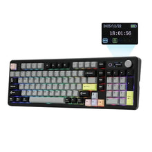 Load image into Gallery viewer, EPOMAKER TH99 PRO 96% Mechanical Keyboard with Screen & Knob, 10000mAh, Black_1