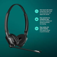 Load image into Gallery viewer, EPOS Impact D 30 USB ML - Wireless DECT Dual Ear Headset for a Direct Connection to a PC/Softphone, Black_348