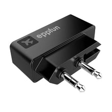 Load image into Gallery viewer, eppfun Professional Bluetooth 5.2 Transmitter for Airplane, Dual Connection Wireless Audio Adapter with aptX Low Latency/Aptx HD for Earbuds/Headphones, Black_1