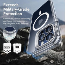 Load image into Gallery viewer, ESR for iPhone 15 Pro Max Case with Stand, Compatible with MagSafe, Full-Body Military-Grade Drop Proof Case with Built-in 9H+ Tempered Glass Screen Protector, Armor Series, Clear, ClearStand_2336