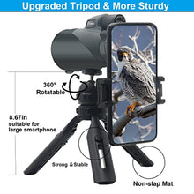 Load image into Gallery viewer, Etemen Monocular Telescope 16x60 HD High Powered Monocular for Adults High Definition Telescope with Smartphone Holder&Tripod for Hunting Travel Camping Hiking Concert Travelling Bird Watching, darkgreen_2238
