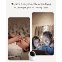 Load image into Gallery viewer, eufy Security Baby Monitor E21 with 4K UHD Camera, 5'' 720p Display, 8X Zoom, Hybrid Wi-Fi and No Wi-Fi Connection, 24/7 Recording in app, Pan-Tilt, Portable Camera with Built-in Battery, ANR_446