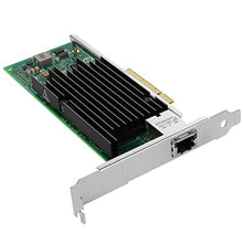Load image into Gallery viewer, Euqvos PCIe Ethernet Network Card for Intel X520-DA1 82599ES Chipset PCIe 2.0 x8 10Gb Single Port SFP+ LAN Card Support Windows Server/Windows/Linux/VMware/ESX, Silvery_1