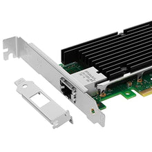 Load image into Gallery viewer, Euqvos PCIe Ethernet Network Card for Intel X520-DA1 82599ES Chipset PCIe 2.0 x8 10Gb Single Port SFP+ LAN Card Support Windows Server/Windows/Linux/VMware/ESX, Silvery_1989