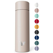Load image into Gallery viewer, Ever Vessel Mini Stainless Steel Water Bottle 14oz - Non-insulated | Designed for Bags | Slim, Ultra Lightweight & Stylish Desert Beige_1