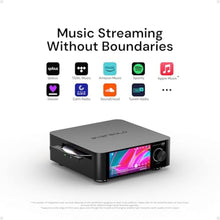 Load image into Gallery viewer, Eversolo Play | Music Streamer with DAC & Amplifier 60W2ch(8) / 110W2ch(4) | 5.5" LCD Touchscreen, Support Room Correction & Multi Room System, Stream Qobuz, Tidal&More | Black (CD Edition), CDEdition_531