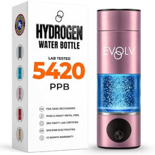 Load image into Gallery viewer, EVOLV Hydrogen Water Bottle, Water Ionizer, Leak Proof Design, Rose_1