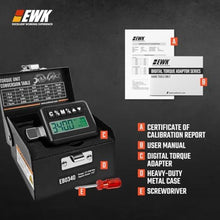 Load image into Gallery viewer, EWK 1/2-inch Drive Digital Torque Adapter 12.5250 ft-lbs (17340 Nm), Heavy Duty Electronic Torque Wrench Adapter for 1/2" Ratchets, LED Display and Buzzer Alert, Torque Tester and Calibration Tool, Black_5440