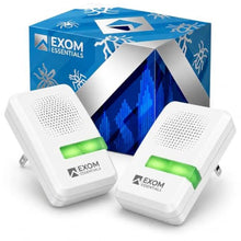 Load image into Gallery viewer, Exom Essentials T-25, Ultrasonic Pest Repeller Wall Plug-in Most Effective Than Repellents - Get Rid of - Rodents, Squirrels, Mice, Rats, Bats, Roaches, Ants, Spiders, Bed Bugs, White_1
