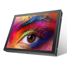 Load image into Gallery viewer, Eyoyo 7 inch Small Mini Monitor 1024x600 Resolution Car Rear View TFT LCD Screen Display with HDMI/VGA/AV Video Input for PC DVD DVR CCD 140 Wide Angle Metal Housing, Black_1