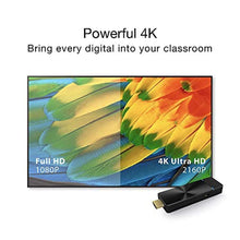 Load image into Gallery viewer, EZCast PRO II Dongle | 5G Wireless HDMI Extender and Receiver, Stream 4K Video, Supports Airplay, Miracast, High Speed MIMO 2T2R WiFi, 4 to 1 Split Screens Features, Black_8630