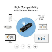 Load image into Gallery viewer, EZCast PRO II Dongle | 5G Wireless HDMI Extender and Receiver, Stream 4K Video, Supports Airplay, Miracast, High Speed MIMO 2T2R WiFi, 4 to 1 Split Screens Features, Black_8632