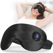 Load image into Gallery viewer, Ezona Silk Cordless Heated Eye Mask, Warm Eye Compress Mask for Dry Eyes, Washable Eye Heating Pad for Travel, Dry Eyes, Blepharitis, Sinus Migraine (Black)_1